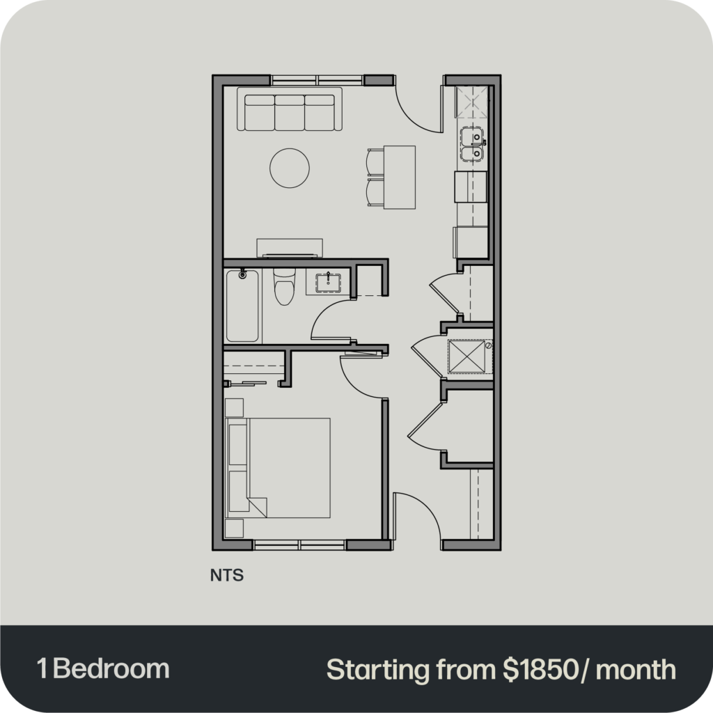 1 Bed